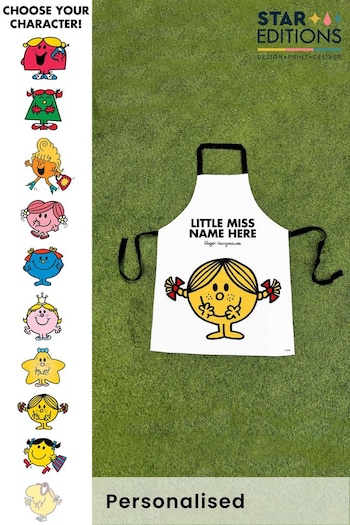 Personalised Little Miss Adults Apron by Star Editions (K62260) | £19.99