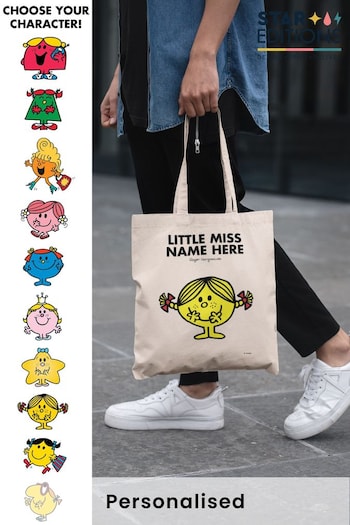 Personalised Little Miss Tote Bag by Star Editions (K62265) | £12