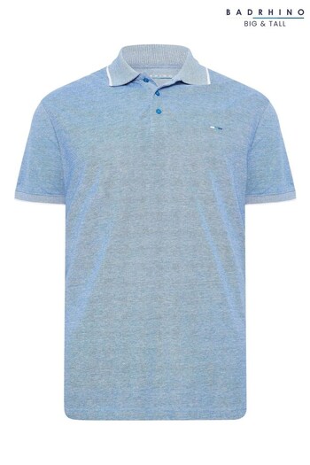 BadRhino Big & Tall Blue Polo Shirt (K62340) | £22