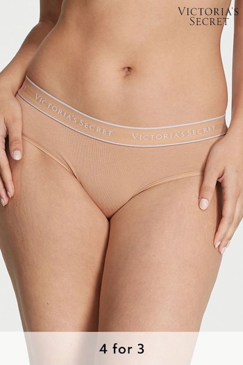 Victoria's Secret Praline Nude Logo Hipster Knickers (K62374) | £9