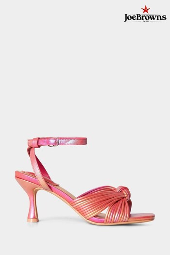 Joe Browns Coral Pink Sunset In Bali Strappy Shoes (K62490) | £60