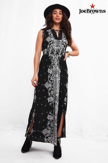 Joe Browns Black Stunning Floral Dress (K62510) | £60