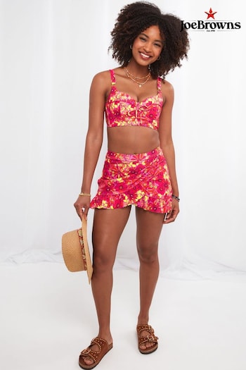 Joe Browns Pink Floral Festival Retro Swim Skirt (K62527) | £35