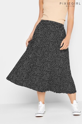 PixieGirl Petite Black Pleated Skirt (K63102) | £33