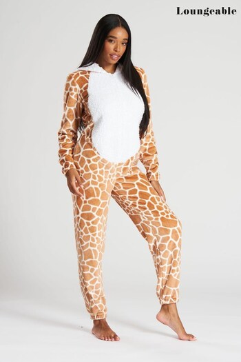 Loungeable Nude Ladies Giraffe All In One (K63359) | £34