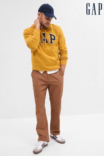 Gap Brown Essential Chino Trousers Loose Taper Fit (K63412) | £32