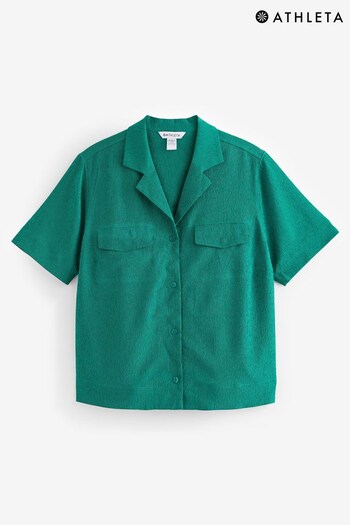 Athleta Green Echo Short Sleeve Shirt (K63517) | £70