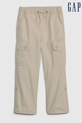 Gap Neutral Loose Cargo Trousers Ajust (K63762) | £20