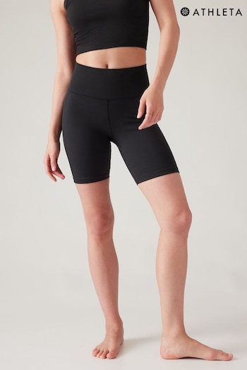 Athleta Black Aurora Seamless 7" Blank Shorts (K64003) | £55