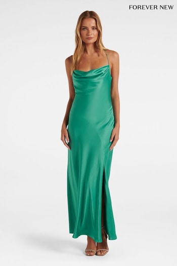 Forever New Emerald Green Blair Back Detail Maxi Dress (K64148) | £110