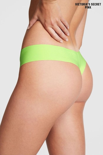 Victoria's Secret PINK Pop Lime Green Bat No-Show Thong Knickers (K64180) | £9