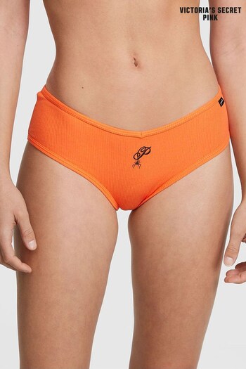 Victoria's Secret PINK Orange Spider Cheeky Cotton Knickers (K64193) | £9