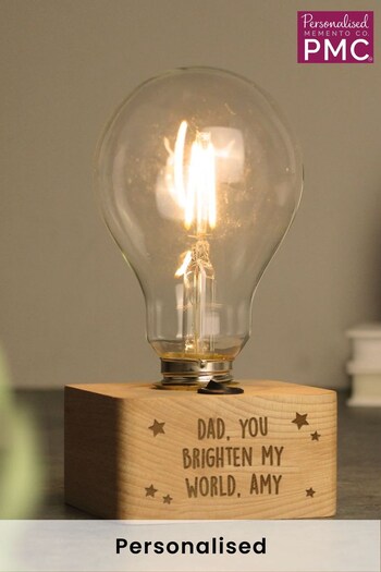 Personalised Stars LED Bulb Light by PMC (K64303) | £20