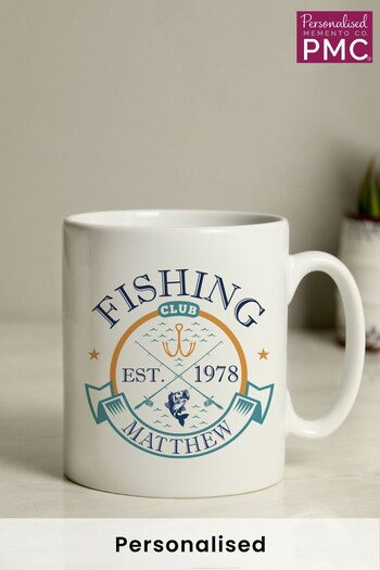 Personalised Fishing Club Mug by PMC (K64311) | £10