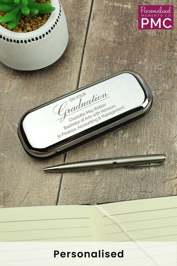 Personalised Graduation Pen and Box Set by PMC (K64336) | £20