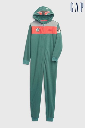 Gap Green Star Wars Boba Fett Pyjama One-Piece (K64602) | £35