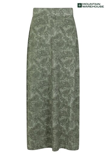 Mountain Warehouse Green Shore Womens Long Jersey Skirt (K64669) | £31