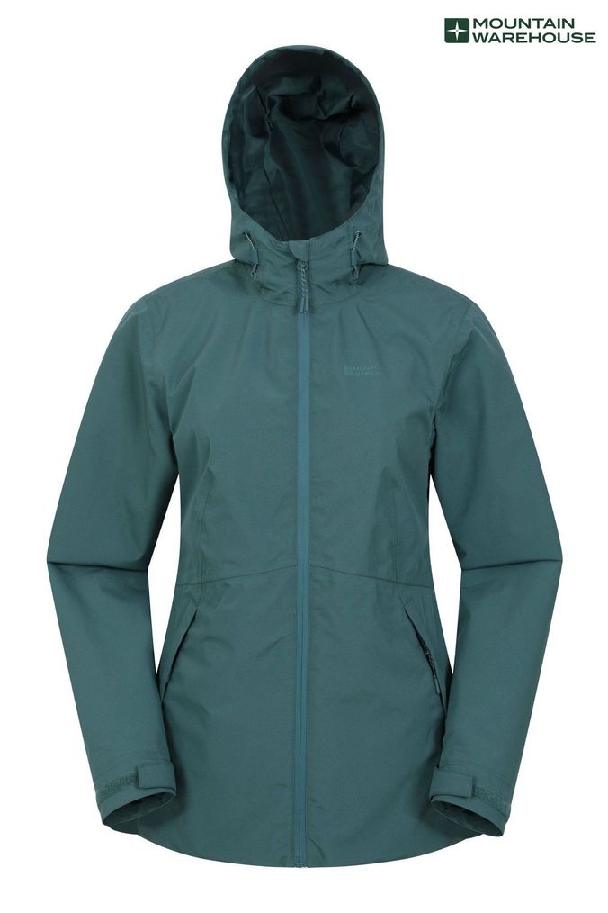 Mountain Warehouse Green Vancouver Ultra-Lightweight Waterproof Jacket - Womens (K64683) | £56