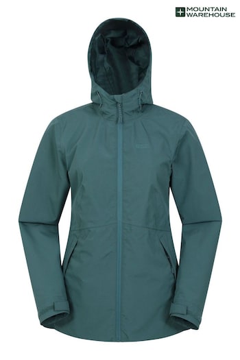 Mountain Warehouse Green Vancouver Ultra-Lightweight Waterproof Jacket - Womens (K64683) | £56