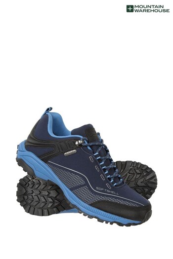 Mountain Warehouse Blue Collie Womens Waterproof Approach Shoes (K64701) | £36