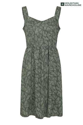 Mountain Warehouse Green Summertime Printed Womens Dress (K64761) | £26