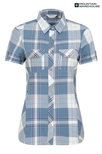 Mountain Warehouse Blue Holiday Cotton Shirt - Womens (K64781) | £30