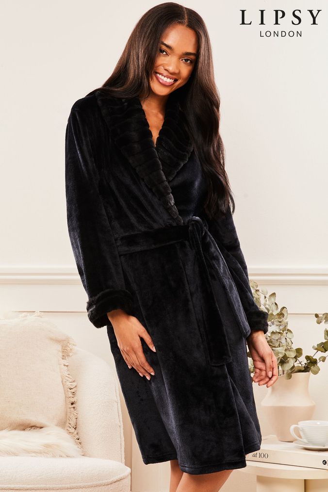 Womens black dressing new arrivals gown