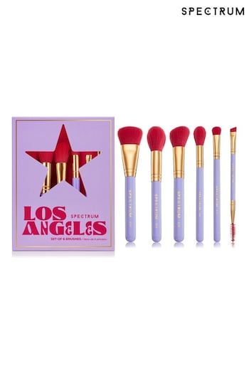 Spectrum Collections Los Angeles Travel Book 6 Piece Full Sized Brush Set (K65141) | £35