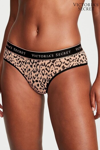 Victoria's Secret Cameo Basic Animal Nude Hipster Logo Knickers (K65196) | £9