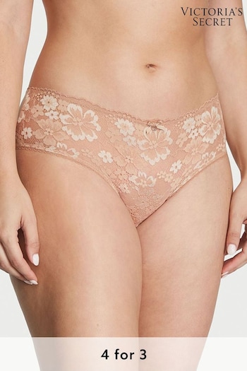 Victoria's Secret Praline Nude Lace Hipster Knickers (K65211) | £14