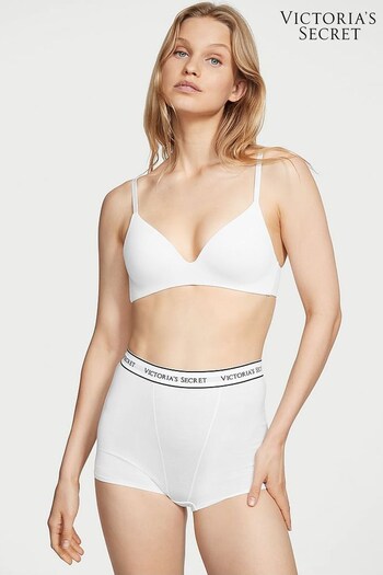 Victoria's Secret White High Waisted Short Knickers (K65266) | £9