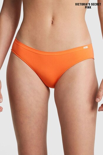 Victoria's Secret PINK Orange Dog Bikini Seamless Hipster Knickers (K65269) | £9