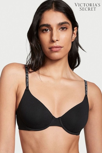 Victoria's Secret Black Cotton Push Up Bra (K65297) | £35