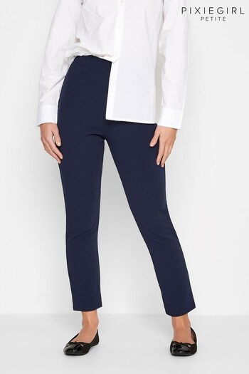 PixieGirl Petite Blue Textured Trousers (K65355) | £30