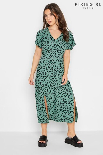 PixieGirl Petite Green Tea Dress (K65363) | £34