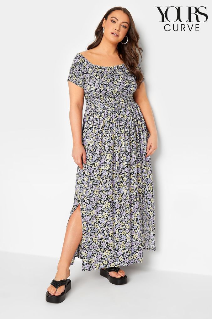 Off shoulder maxi dress casual cheap
