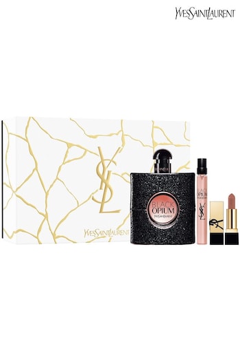 Yves earrings Saint Laurent Deluxe Black Opium Eau de Parfum 90ml Gift Set (K65642) | £130