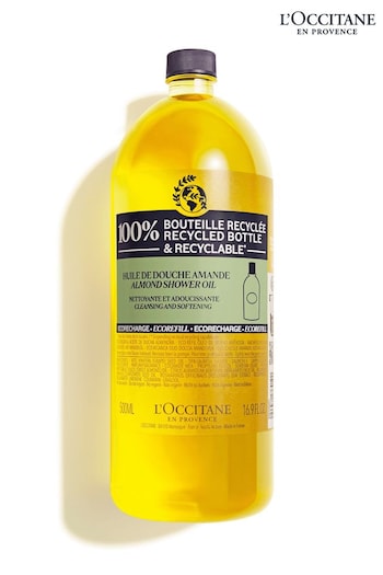 L'Occitane Almond Eco Refill Shower Oil 500ml (K65751) | £32.50