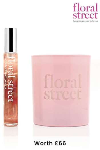 Floral Street Wonderland Peony 10ml & Wonderland Bloom Candle (Worth £66) (K65829) | £50
