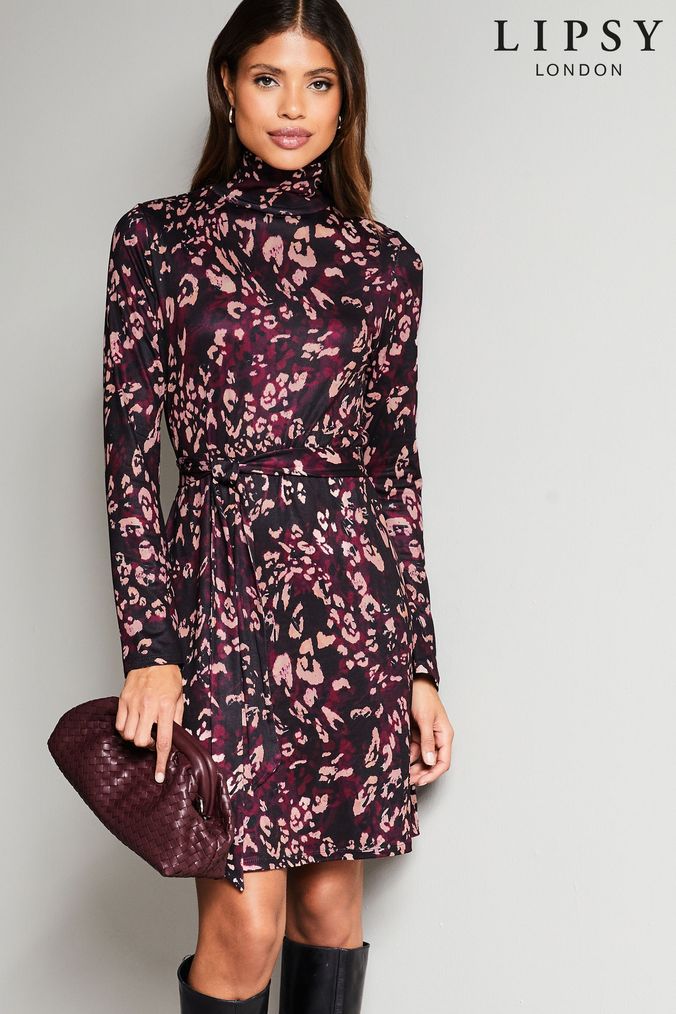 Lipsy carrie print deals balloon shift dress