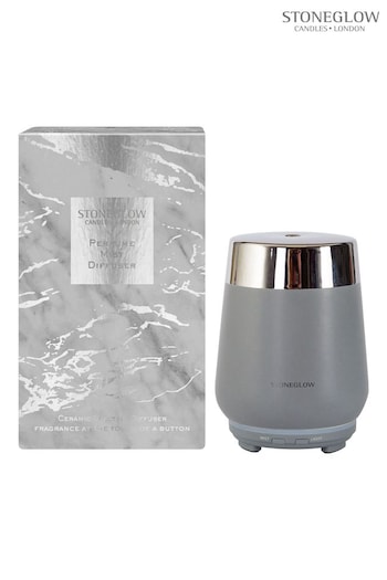 Stoneglow Luna Perfume Mist Diffuser Light Grey and Silver (K66101) | £75