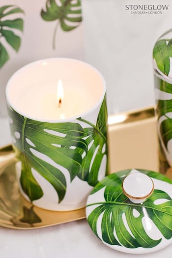 Stoneglow Urban Botanicals Coconut Lime Zest Ceramic Candle (K66141) | £46