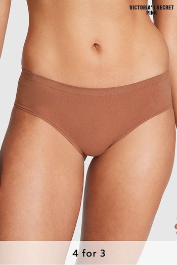 Victoria's Secret PINK Caramel Nude Seamless Hipster Knickers (K66192) | £9