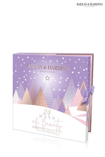 Lipsy Jojoba, Vanilla  Almond Oil Luxury 24 days of Beauty Advent Calendar Gift Set (K66267) | £45