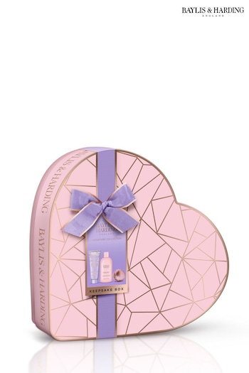 Baylis & Harding Jojoba, Vanilla and Almond Oil Luxury Heart Keepsake Gift Box Gift Set (K66281) | £18