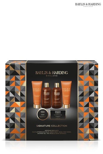 Baylis & Harding Black Pepper and Ginseng Mens Luxury Shower Prep Gift Set (K66284) | £28