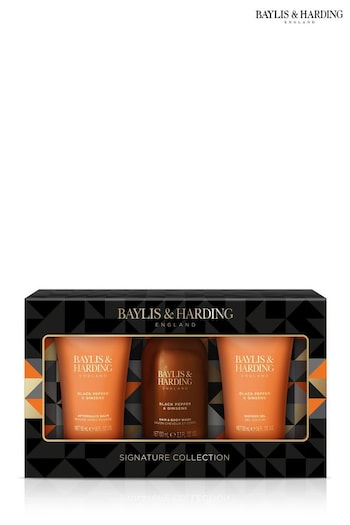 Baylis & Harding Blacl Pepper and Ginseng Luxury Mini Trio Gift Set (K66288) | £9