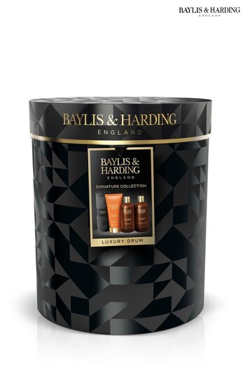 Baylis & Harding Black Pepper and Gingseng Mens Luxury Pamper Drum Gift Set (K66290) | £20