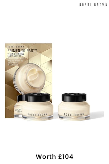 Bobbi Brown Primed to Party Vitamin Enriched Face Base Duo (Worth £104) (K66324) | £78