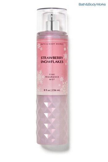 Bath & Body Works Strawberry Snowflakes Fine Fragrance Body Mist 8 fl oz / 236 mL (K66357) | £18
